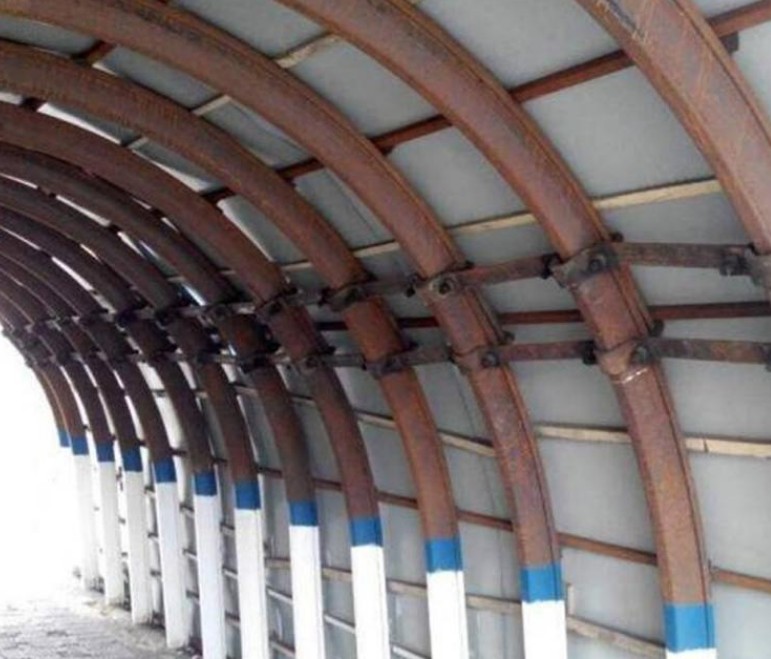 U型钢支架成品保护注意事项